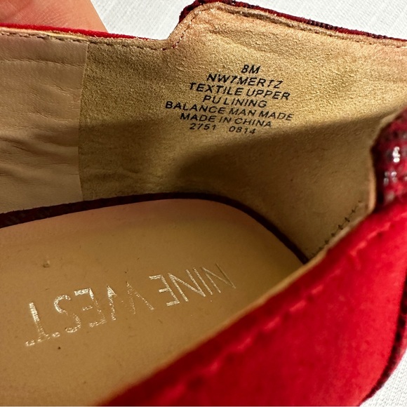Nine West Women’s heels- Red Size 8 - Picture 10 of 10